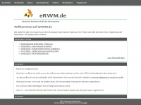 erwm.de Webseite Vorschau