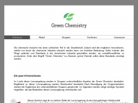 green-chemistry.de Webseite Vorschau