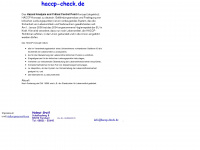 haccp-check.de Webseite Vorschau