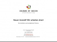 colours-of-soccer.com Webseite Vorschau