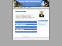 hausverwaltungwuppertal.wordpress.com Webseite Vorschau