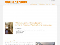 hackenbroich-bau.de Webseite Vorschau