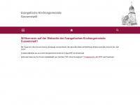 gussenstadt-evangelisch.de Webseite Vorschau