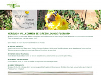 green-lounge-floristik.de Webseite Vorschau