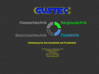 gustec.de Webseite Vorschau