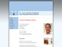 hautarzt-finkbeiner.de Webseite Vorschau