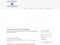 hautarzt-helmdach.de Webseite Vorschau