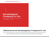 hautarzt-kim.de Webseite Vorschau