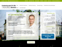 hautarztpraxis-baer.de Webseite Vorschau