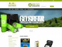 greenbatteries.com Webseite Vorschau
