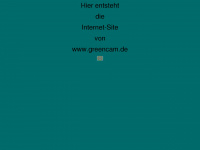 greencam.de Webseite Vorschau