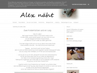 alex-lernt-naehen.blogspot.com Webseite Vorschau