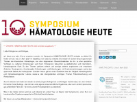 haematologie-heute.de Webseite Vorschau