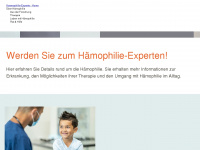 haemophilie-experte.de Webseite Vorschau