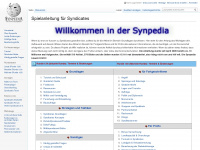 syndicates-wiki.de Webseite Vorschau