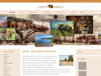 afrika-travel.de Webseite Vorschau