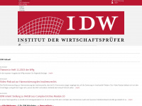 idw.de Webseite Vorschau