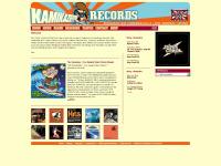 kamikaze-records.de Webseite Vorschau