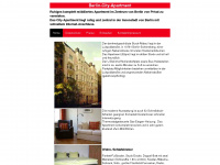 berlin-apartment.de Webseite Vorschau