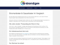 strom-gas.de Webseite Vorschau