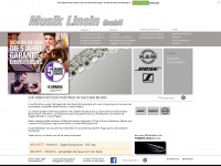 musik-linsin.de Webseite Vorschau