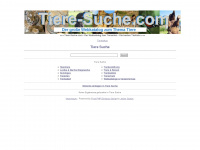 tiere-suche.com Webseite Vorschau