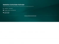 mediation-hofmaier.de Webseite Vorschau