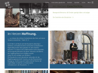 kreuzkirche-dresden.de Webseite Vorschau