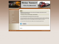 tannert.de Webseite Vorschau