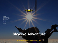 skydive-adventure.de Webseite Vorschau