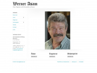 werner-asam.de Webseite Vorschau