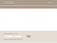 haus-koester.de Webseite Vorschau