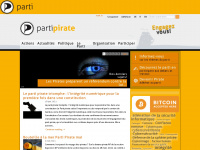 partipirate.ch Webseite Vorschau