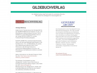 gildebuchverlag.de Webseite Vorschau