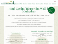 haeuserlimwald.com Webseite Vorschau