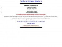 hard-and-software-solutions.de Webseite Vorschau