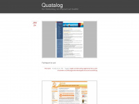 quatalog.tumblr.com Webseite Vorschau