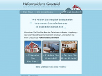 hafenresidenz-greetsiel.de Webseite Vorschau