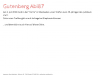 gutenberg-abi87.de Webseite Vorschau