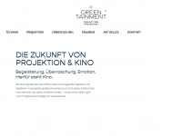 greentainment.de Webseite Vorschau