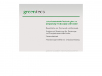 greentecs.de Webseite Vorschau