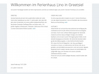 greetsiel-ferienhaus.net Webseite Vorschau