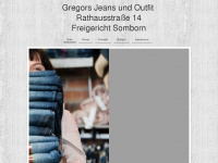 gregors-jeans.de Webseite Vorschau