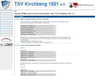 tsv-kirchberg.de Webseite Vorschau