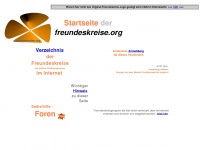freundeskreise.org Webseite Vorschau