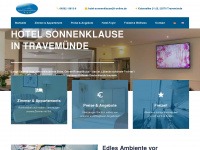 hotel-sonnenklause.de Webseite Vorschau