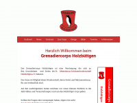 grenadiercorps-holzbuettgen.de Webseite Vorschau