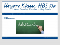hbs10a.de Webseite Vorschau