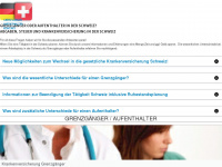 grenzgaenger-ch.info Webseite Vorschau