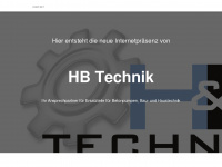 hbtechnik.de Webseite Vorschau